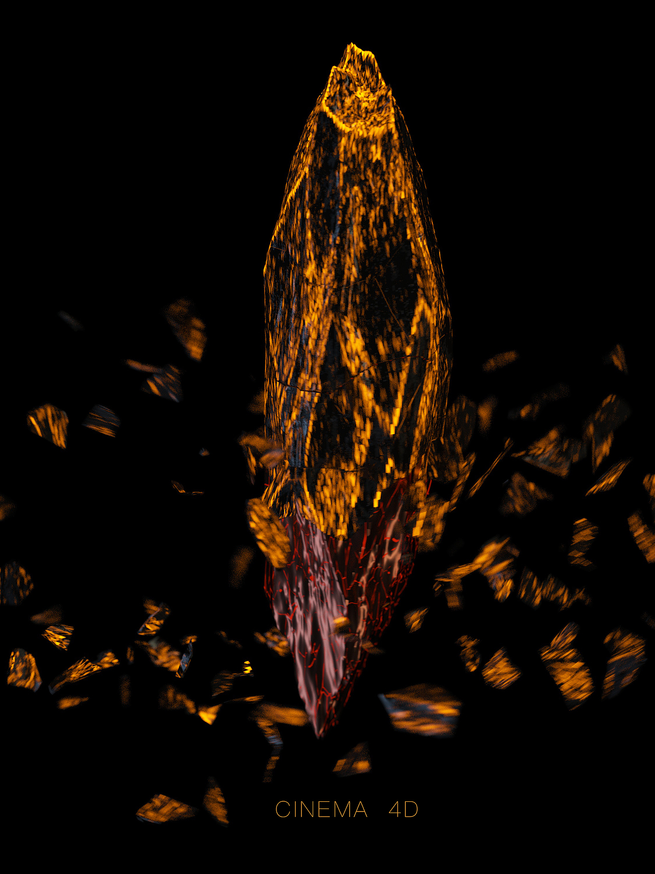 c4d运动图形（碎裂效果）（图ZMjI5NTM2MDY4） - 动画/影视 - 站酷设计师恺源原创素材 - 站酷ZCOOL