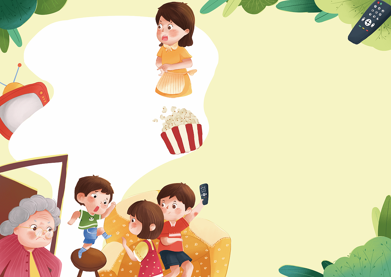 2021年总结儿童插画-杂志内插