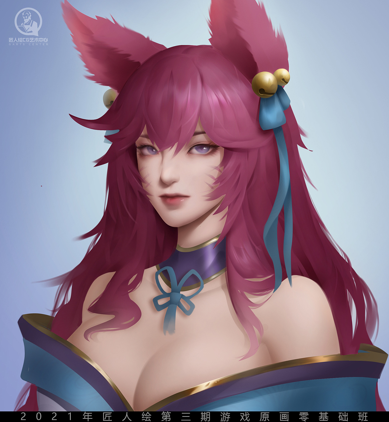 【匠人绘】零基础班第3期学生胸像作业节选2|插画|游戏原画|匠人绘cg