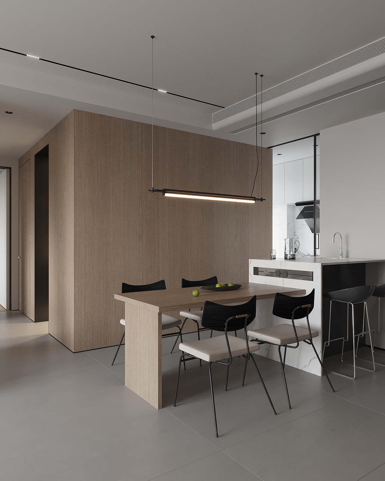 新作|117平方现代空间设计美学