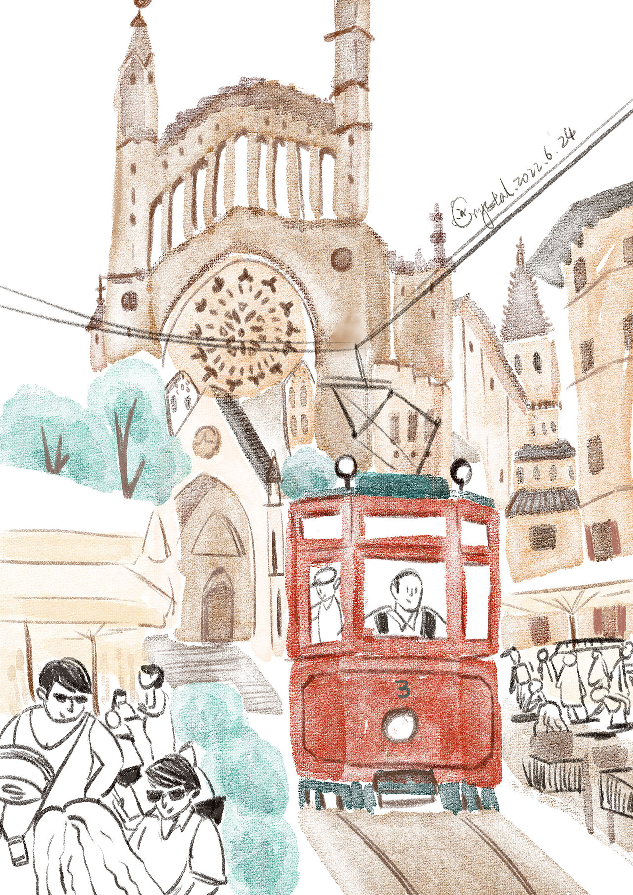 城市速写总结|速写插画（图ZMzEzNjgwMjI4） - 创作习作 - 站酷设计师张小熊_Crystal原创素材 - 站酷ZCOOL