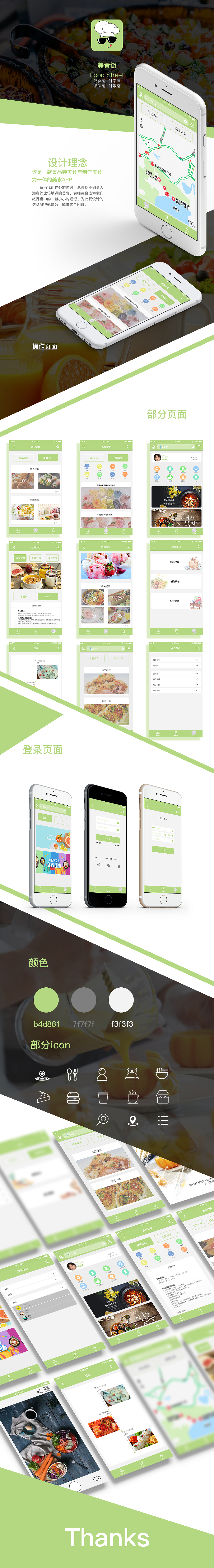 美食街APP（图ZMTEyNTA4NTMy） - APP界面 - 站酷设计师梦齐Dream原创素材 - 站酷ZCOOL
