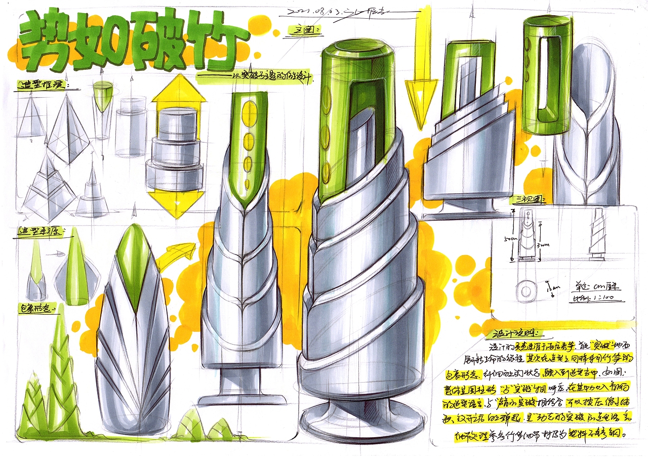 工业设计考研版面