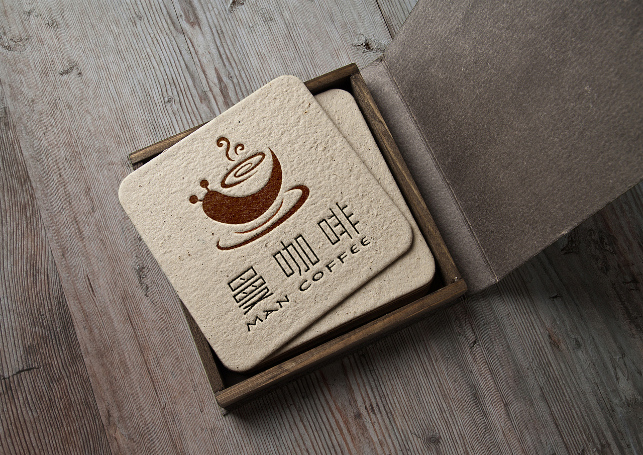 曼咖啡logo展示