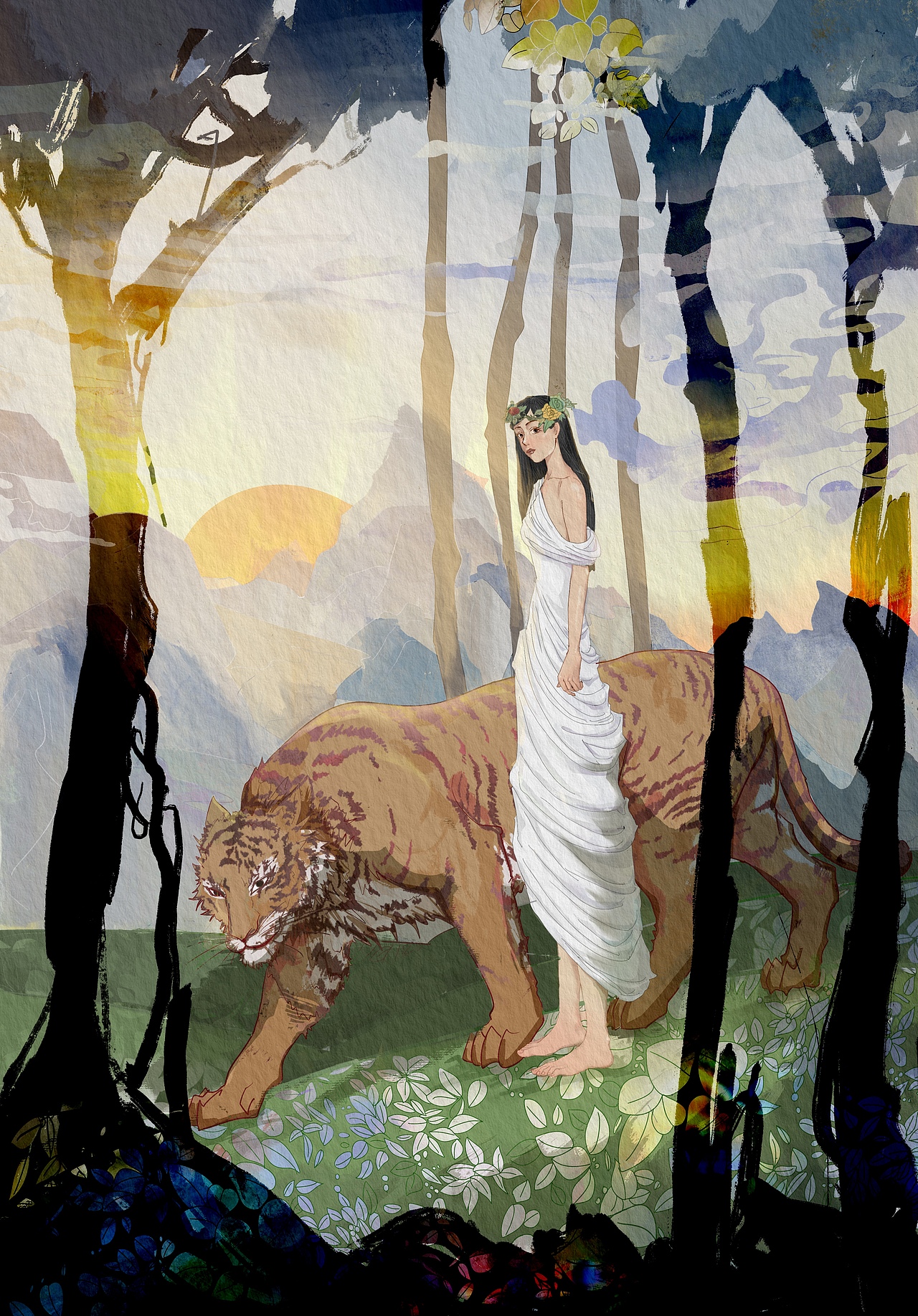 《东方神赋》主题插画创作