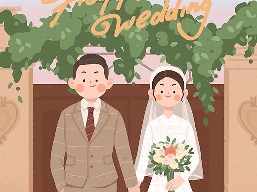 婚礼定制小插画（四）