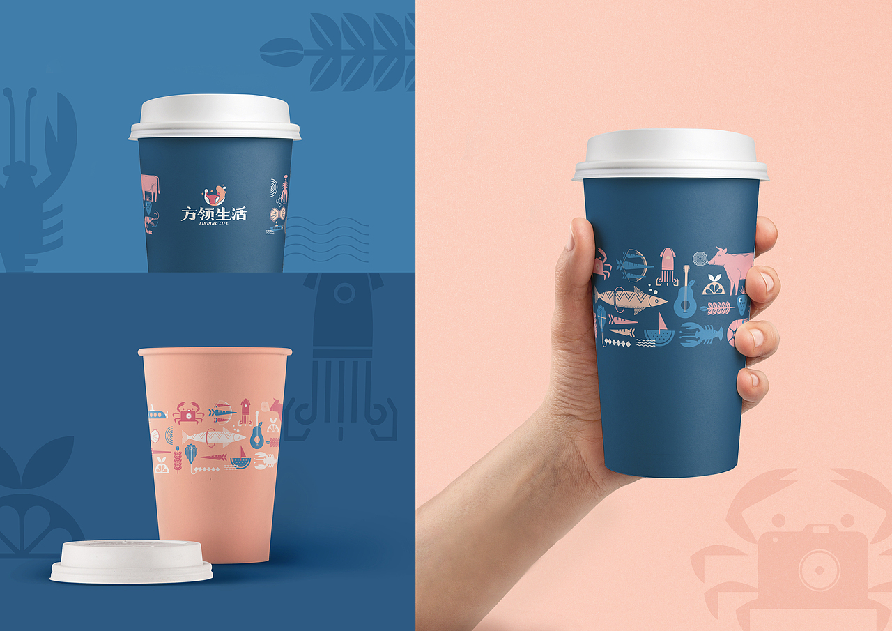 方领生活 | 餐饮品牌全案设计vi&si（图ZMjY0NjQ0Nzc2） - 品牌 - 站酷设计师钉与锤品牌设计原创素材 - 站酷ZCOOL