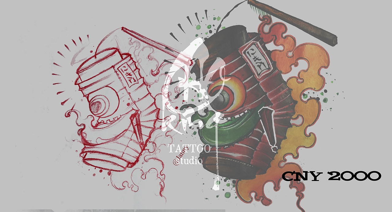 原创百鬼夜行 灯笼