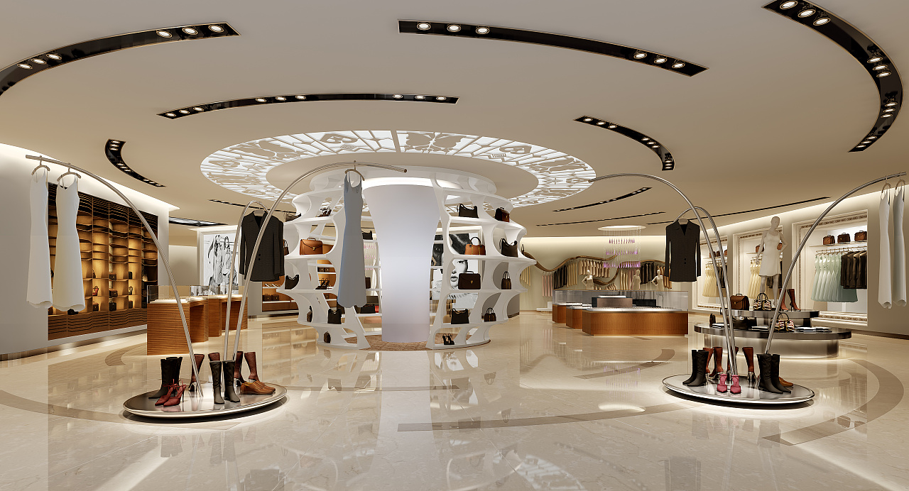 1992效果图-工装商店效果图案例