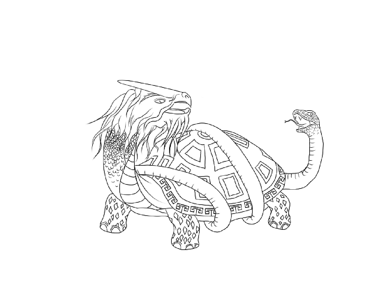玄武插画设计