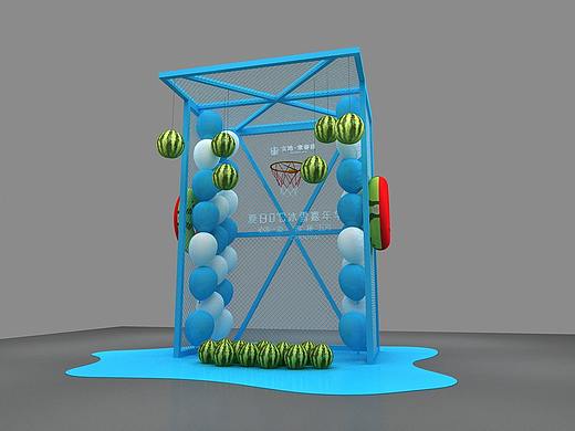 网红打卡 西瓜打卡 区域冰凉 清爽