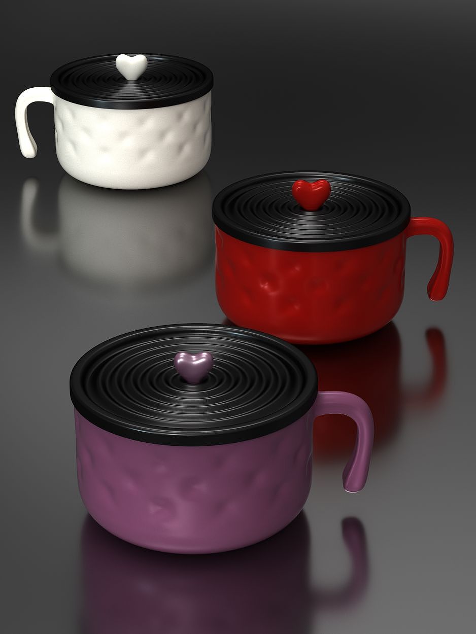 外观设计杯子饭盒保温杯