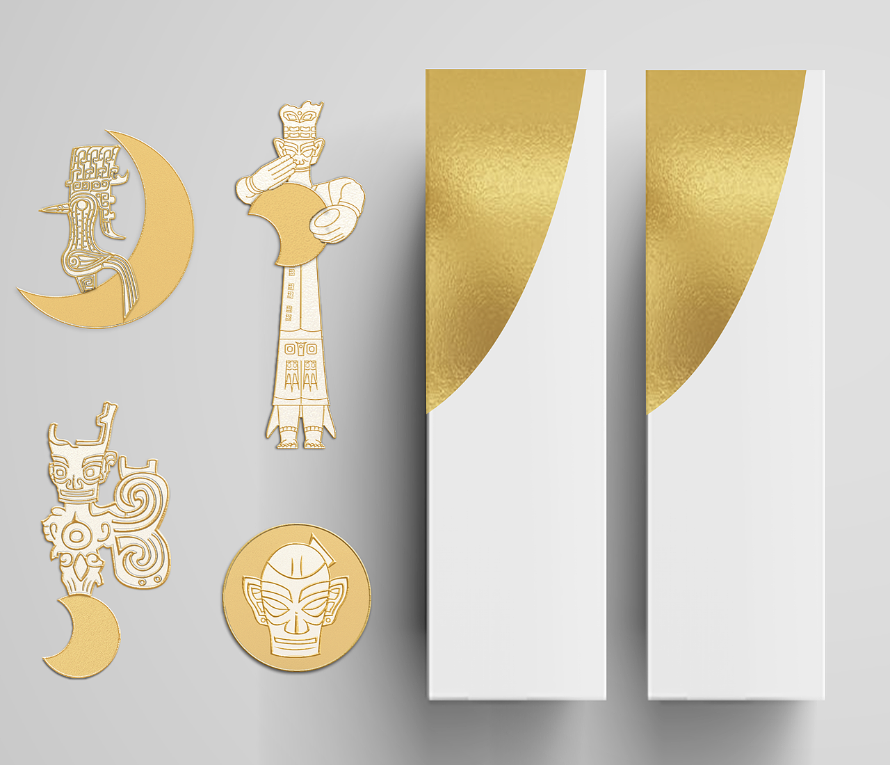 三星伴月/中秋月饼礼盒（图ZMTgyOTk5OTUy） - 包装 - 站酷设计师段牡丹原创素材 - 站酷ZCOOL