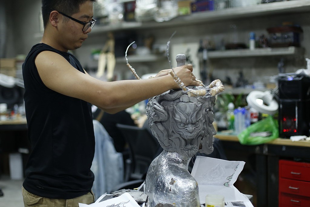 末那x寻龙诀丨《奥古公主》雕像手办及电影道具制作（含制作过程）（图ZMzkyMjEyODA=） - 手办/模玩 - 站酷设计师末那工作室原创素材 - 站酷ZCOOL