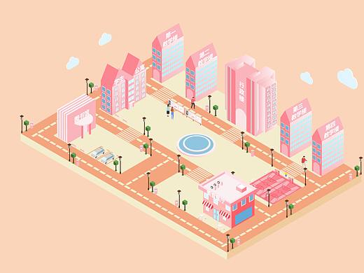 2.5D学校（个人主页-ZNDkwNzQyMjg=） - 其他平面 - 站酷设计师远方you原创素材 - 站酷ZCOOL