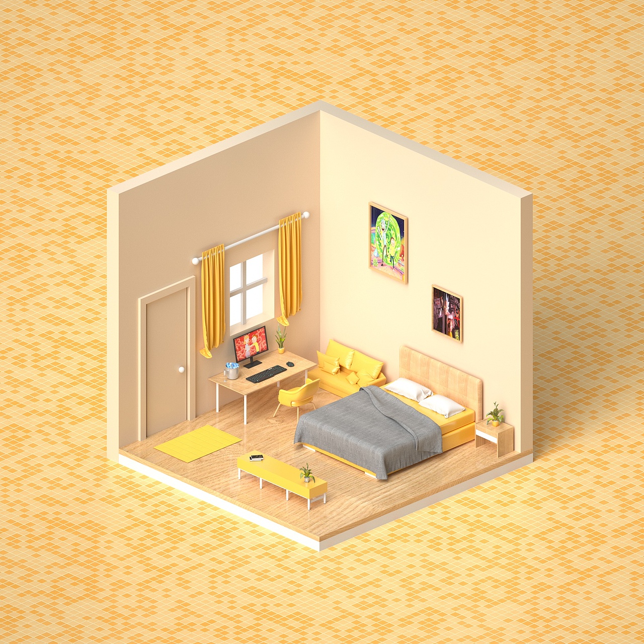 2021渲染合集（图ZMjg1MTQ3MzA0） - 场景 - 站酷设计师我是一只杰尼龟原创素材 - 站酷ZCOOL