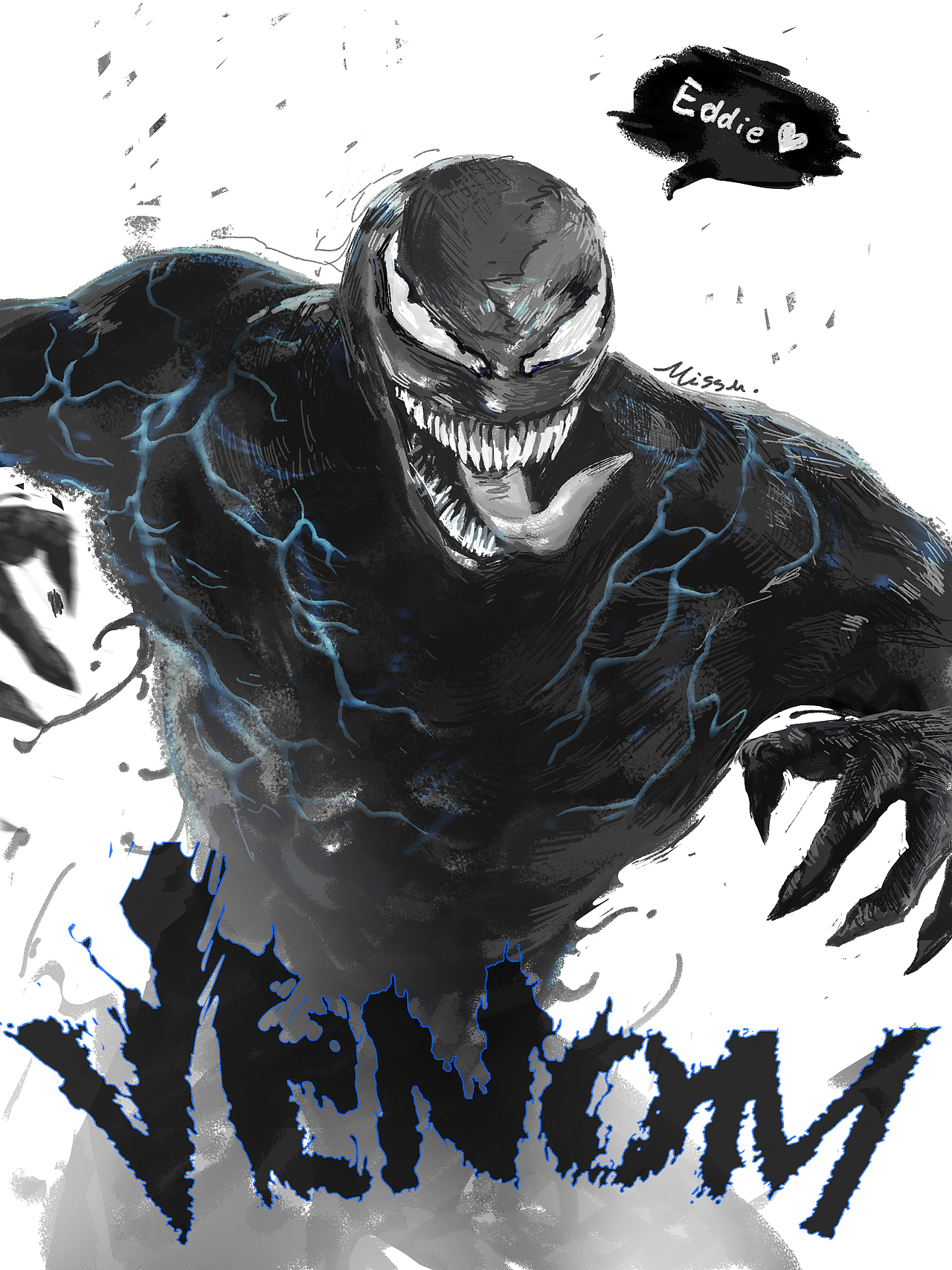 毒液|插画|创作习作|missm_原创作品-站酷zcool