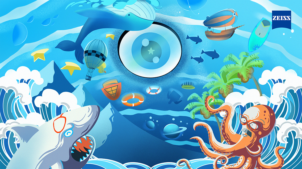 蔡司智锐镜片丨海底世界