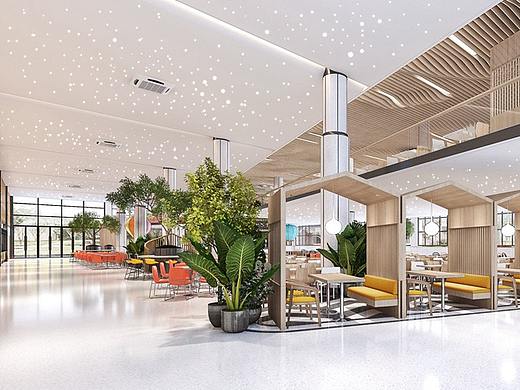 已经毕业的人表示羡慕-现在的大学饭堂设计真好看（个人主页-ZMTE3MTM4OA==） - 空间 - 站酷设计师HUD康联装饰原创素材 - 站酷ZCOOL