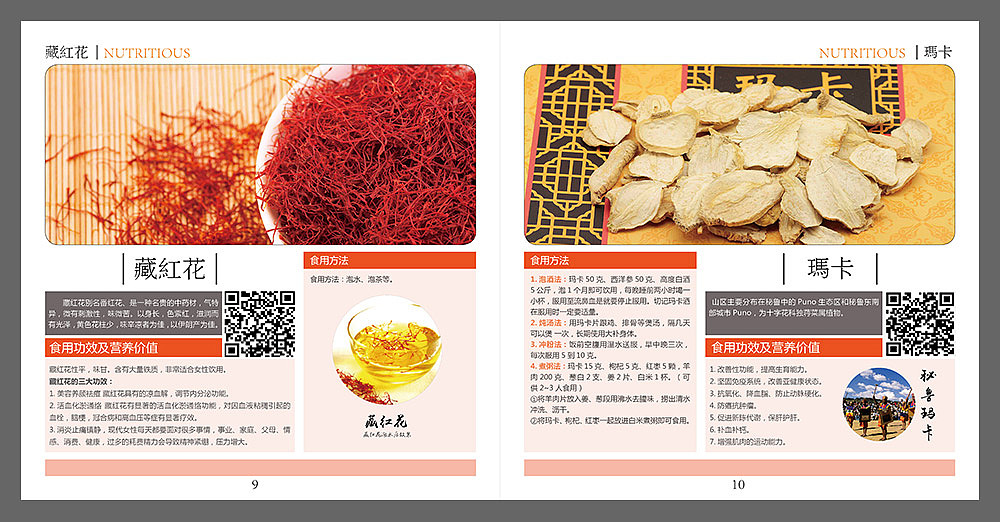 小册子设计(宣传手册)保健养生行业 传统滋补品