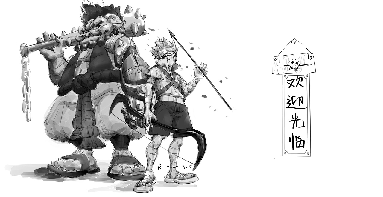 板绘人物小练习（图ZMjMwOTUzODg4） - 绘本 - 站酷设计师你的知己原创素材 - 站酷ZCOOL