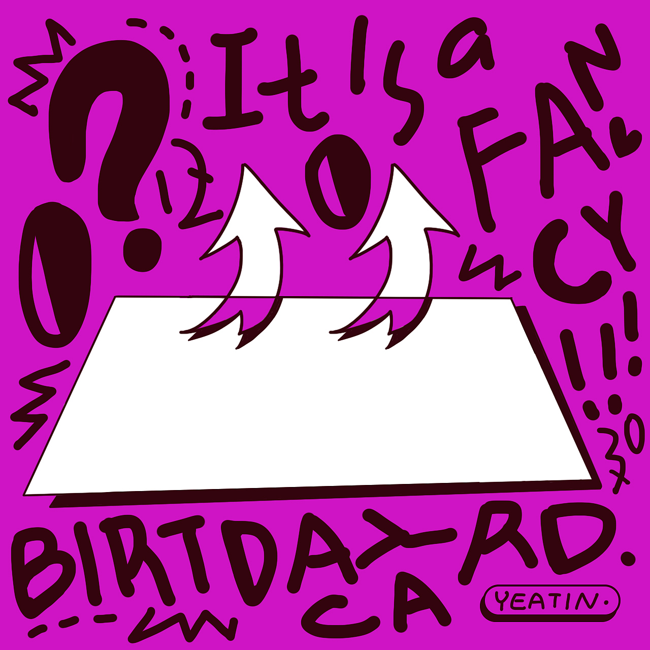 【送给男友的贺卡】
其实是张手工生日贺卡,希望他能健康快乐。