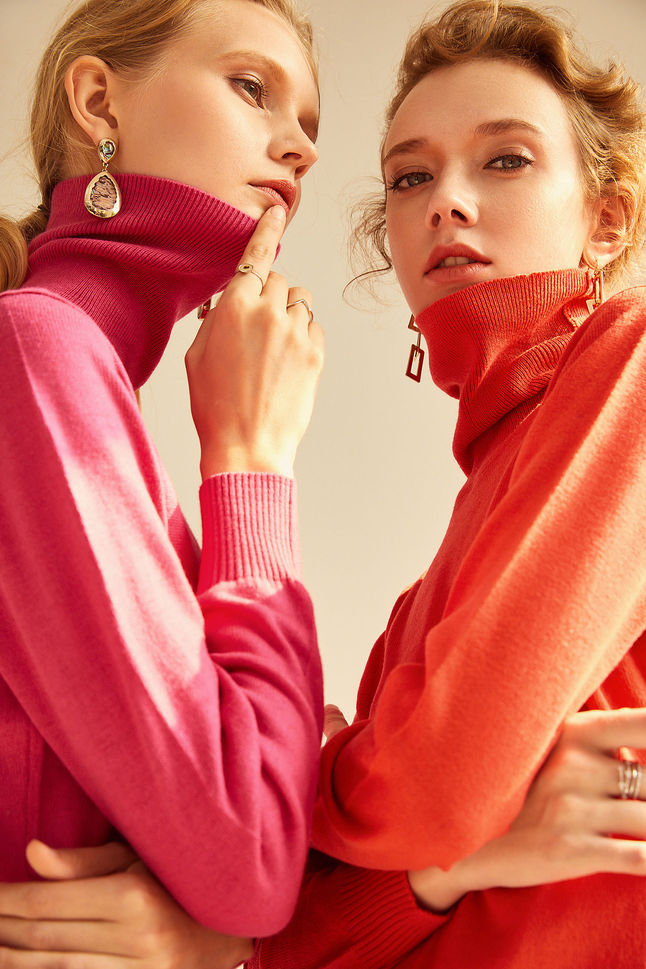 室内秋冬装拍摄