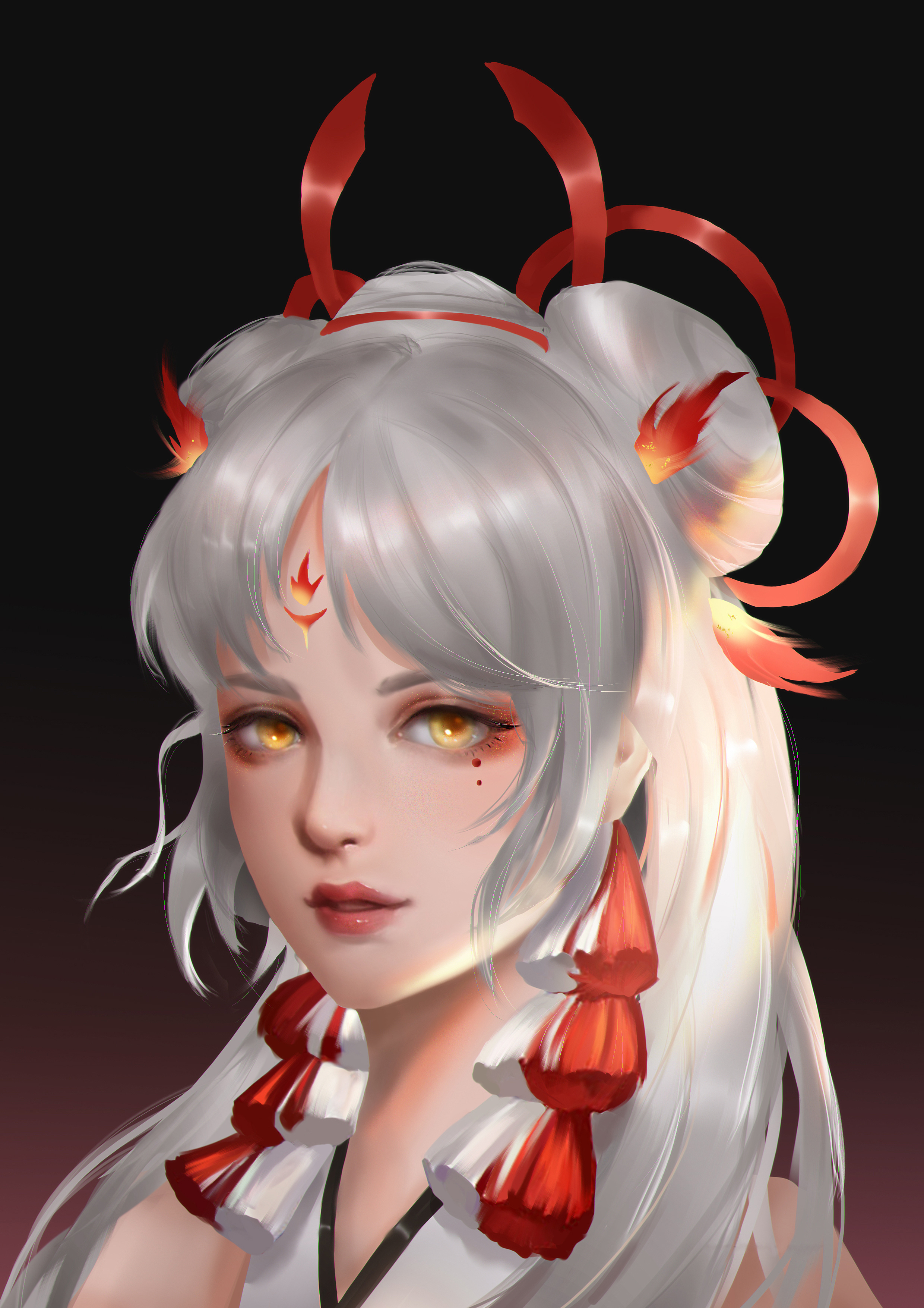 不知火|插画|游戏原画|阿达今天努力画画 - 原创作品 - 站酷 (zcool)