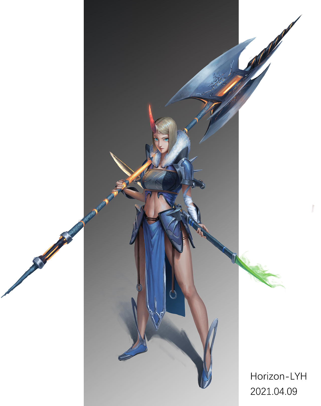 一组人设练习|插画|游戏原画|肘子花园 - 原创作品 - 站酷 (zcool)