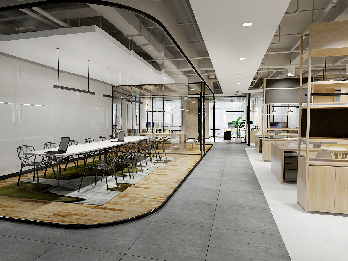 蒙尚时装办公空间-佳墅装饰（图ZOTIyMTMyMzY=） - 品牌 - 站酷设计师佳墅装饰公司原创素材 - 站酷ZCOOL