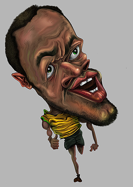 博尔特绘画步骤