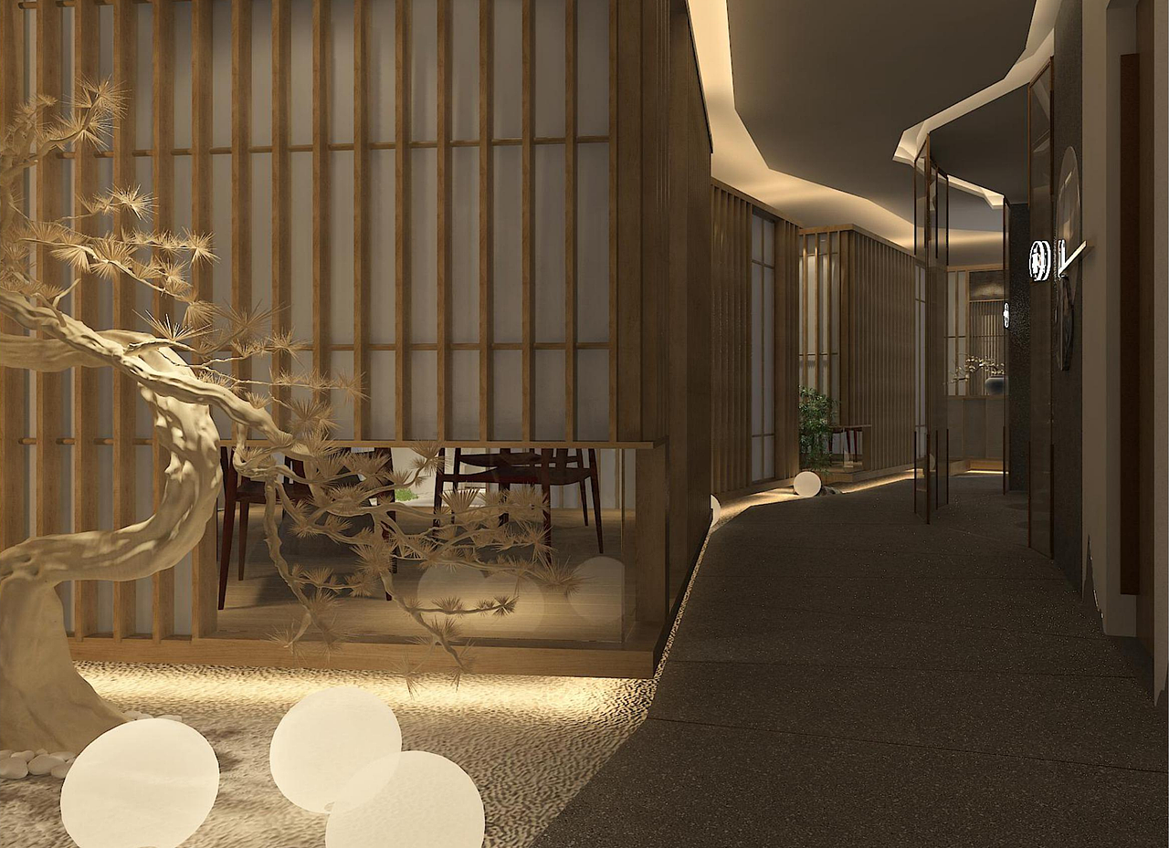 上海艺科设计|高端料理餐厅设计，诗情画意都在其中（图ZMTc3NzEzMjIw） - 家装设计 - 站酷设计师艺科设计原创素材 - 站酷ZCOOL