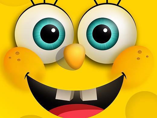 临摹海绵宝宝图标