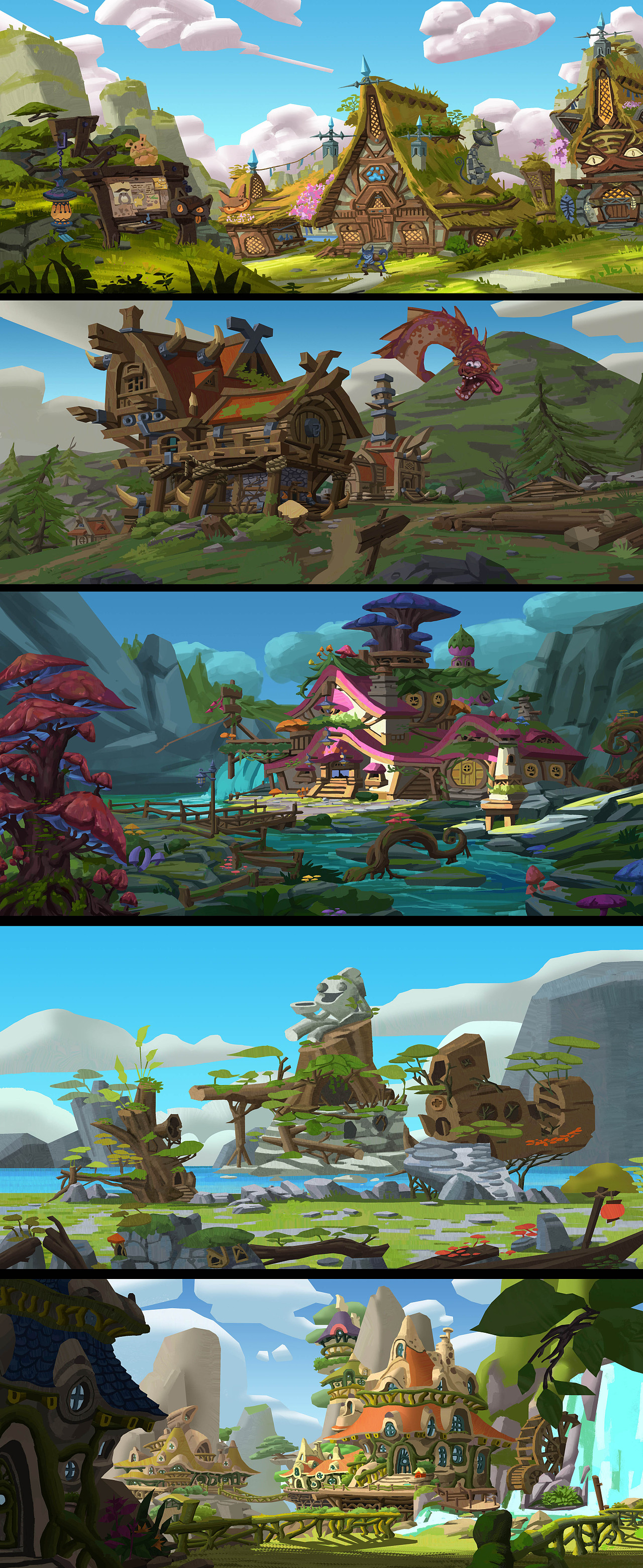 每日涂场景练习