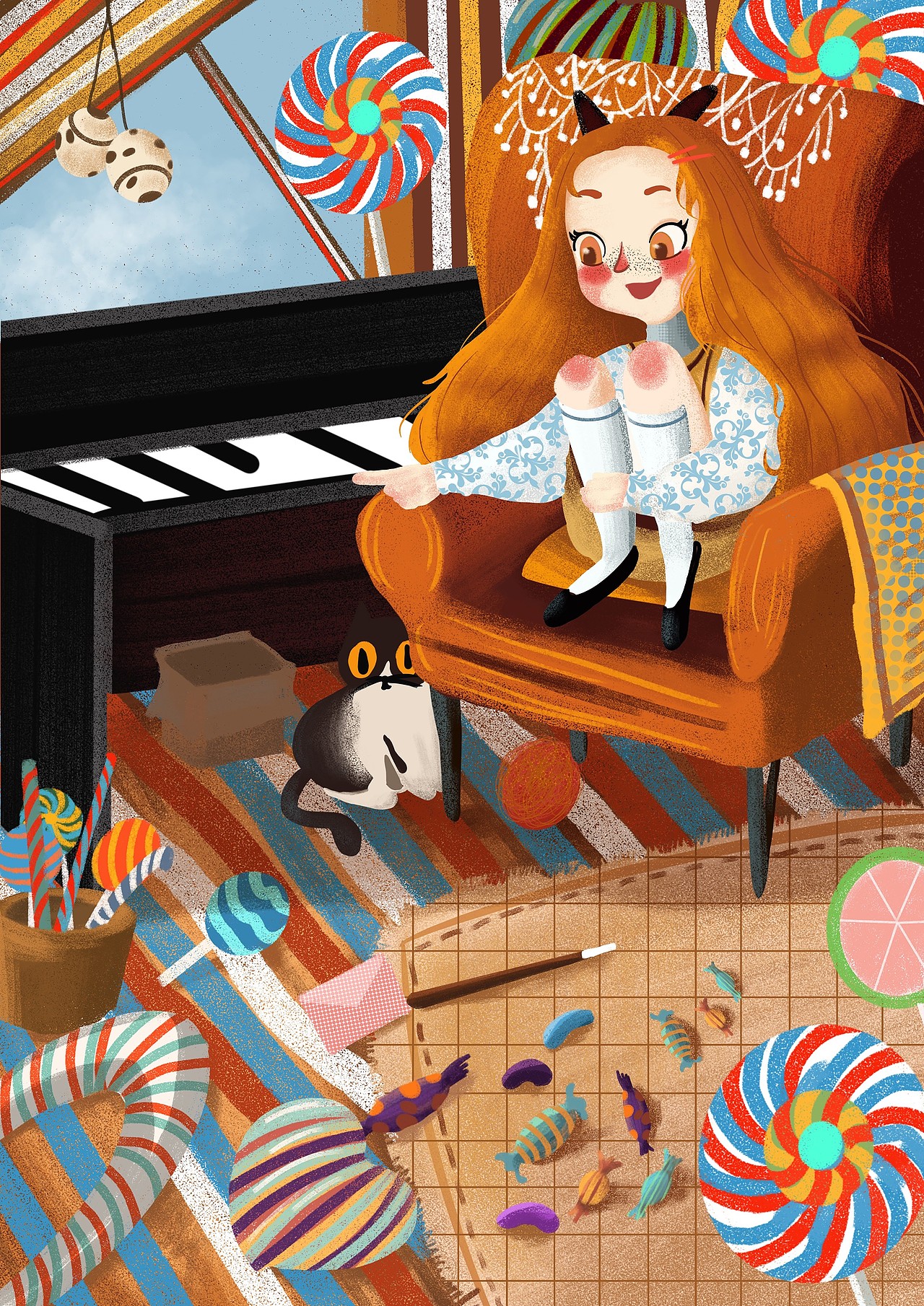 2020年下半年作品整理（图ZMjM1NDAzMjI4） - 儿童插画 - 站酷设计师Zack998原创素材 - 站酷ZCOOL