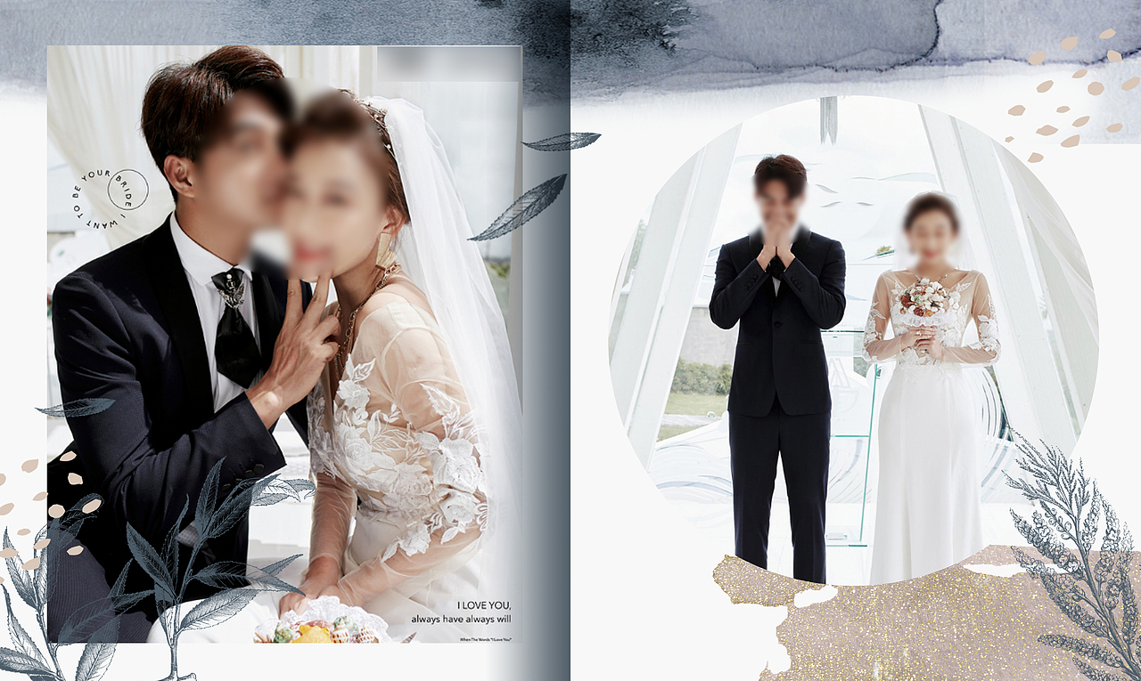 婚纱相册 婚纱照相册 时尚相册 相册模板（图ZMTk3MjI3NzUy） - 书籍/画册 - 站酷设计师五月米米原创素材 - 站酷ZCOOL