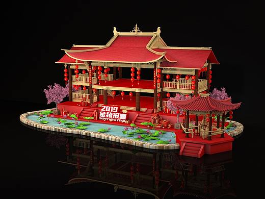 2019年猪年新年美陈设计