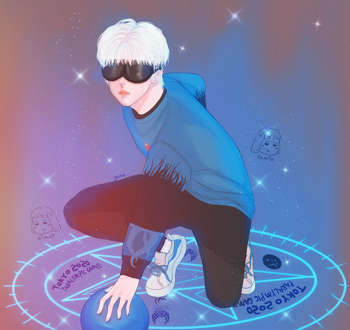 是胡明耀,帅过五条悟的胡明耀