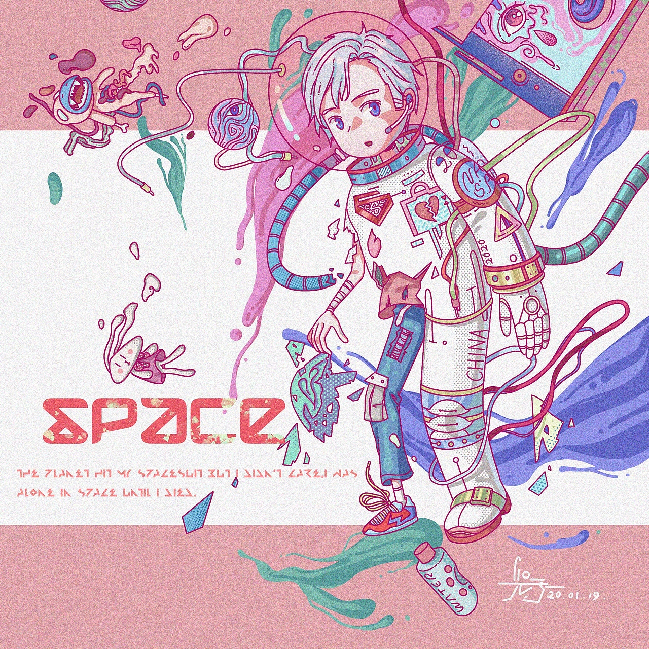 Space（图ZMTk0MDMyNDk2） - 商业插画 - 站酷设计师光子stark原创素材 - 站酷ZCOOL