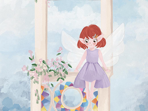 天使女孩（个人主页-ZNDg1NjQ1MzY=） - 创作习作 - 站酷设计师酸酸酸白原创素材 - 站酷ZCOOL