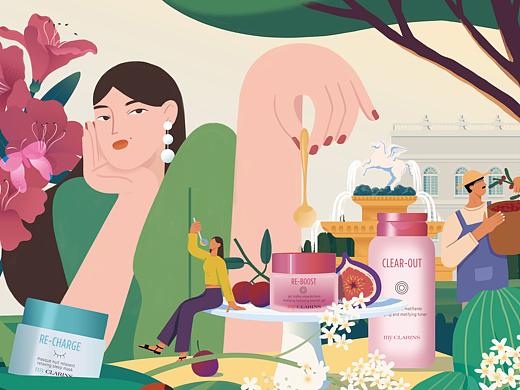 my CLARINS「寻找天然好食肌」