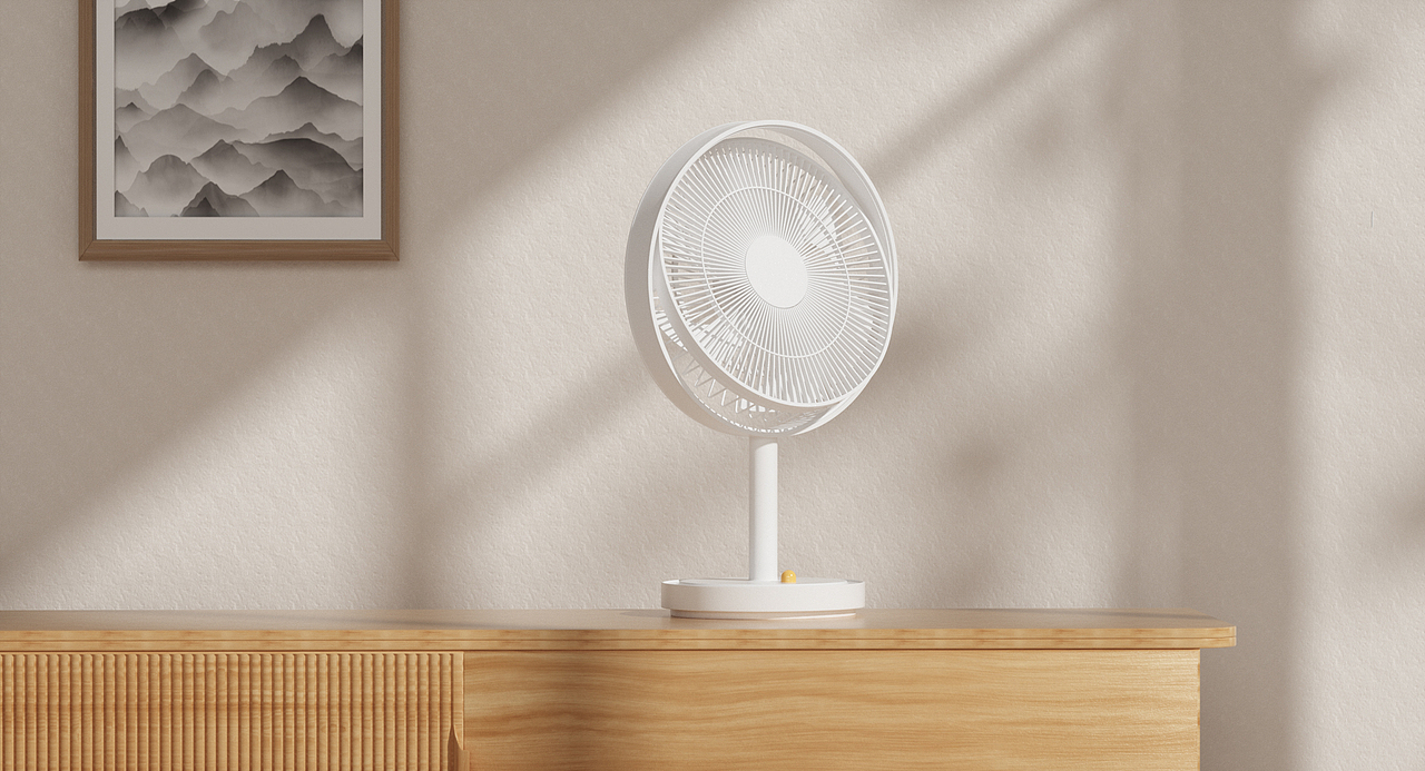 电风扇产品渲染