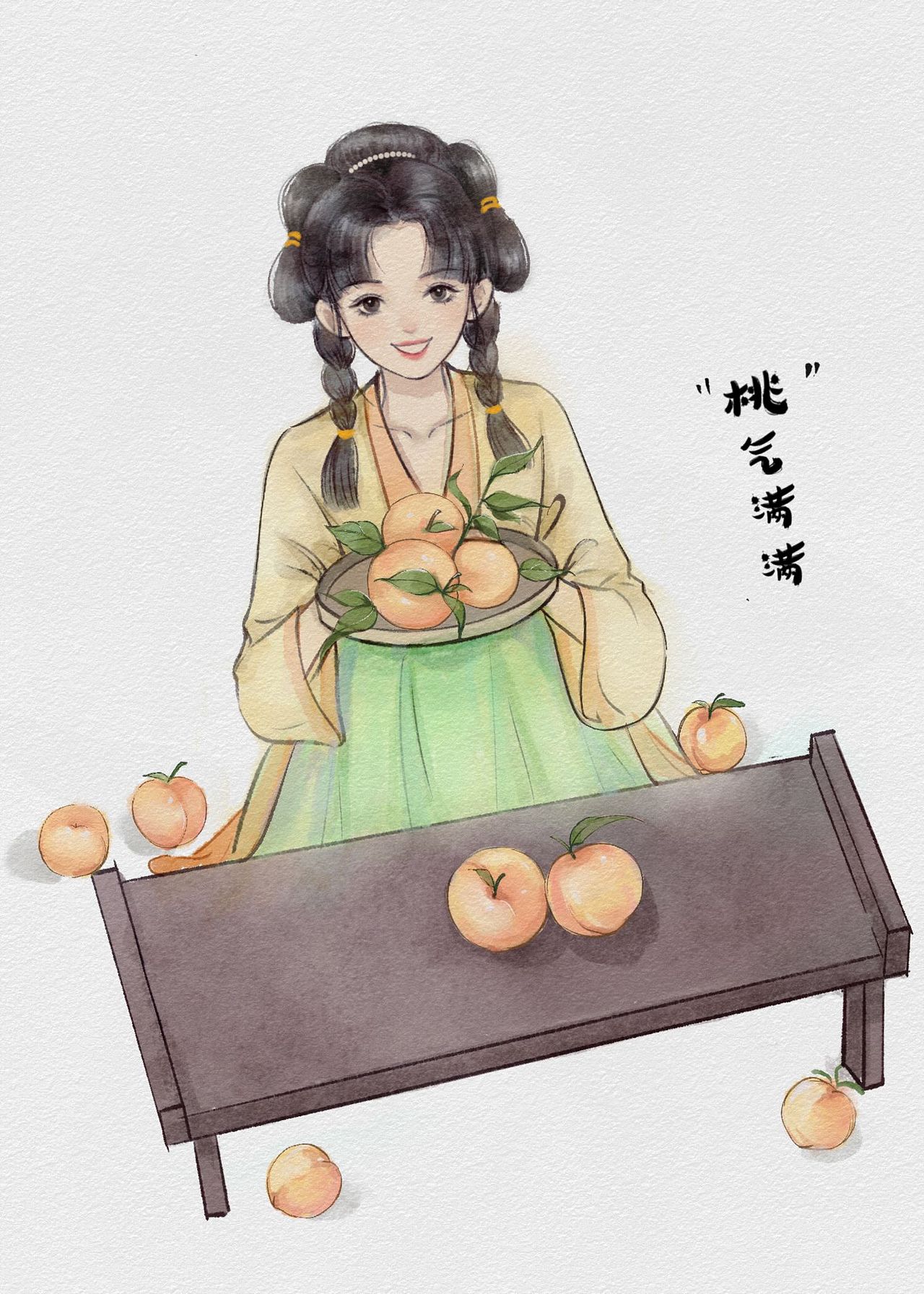 水果少女水彩插图（图ZMzE0NTc2OTM2） - 商业插画 - 站酷设计师一直很安静0221原创素材 - 站酷ZCOOL