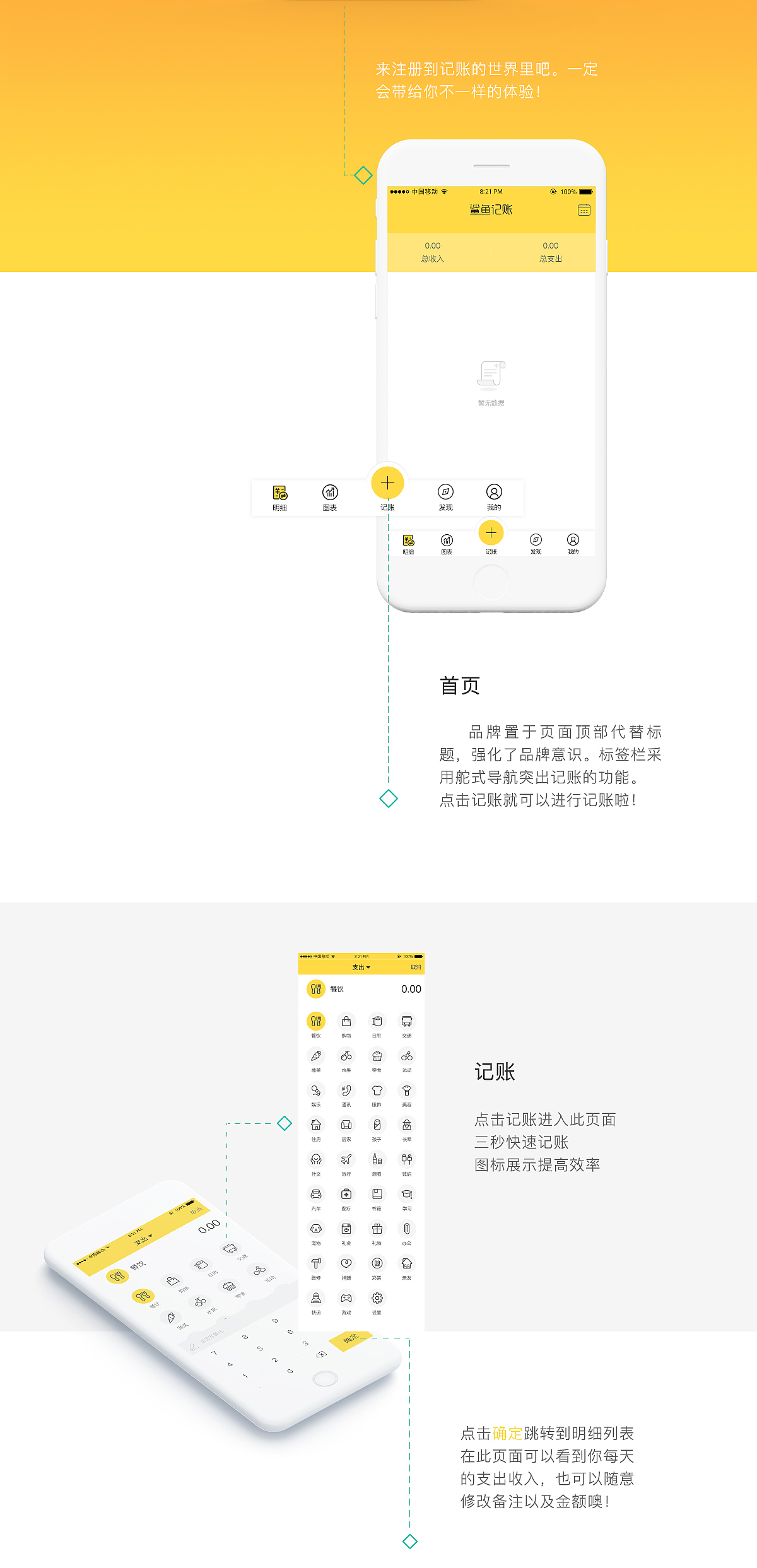 鲨鱼记账（图ZMTMwNjcwMDcy） - APP界面 - 站酷设计师李建华原创素材 - 站酷ZCOOL