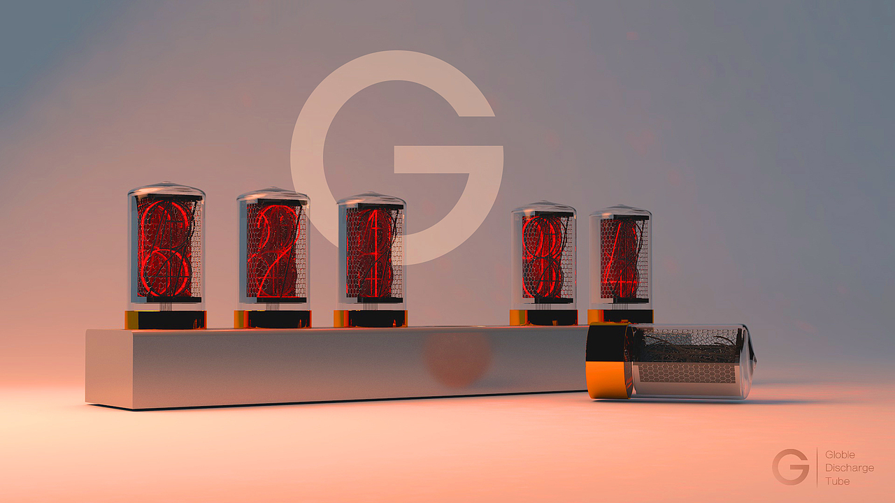 #2020青春答卷#Glow·辉光管产品海报设计