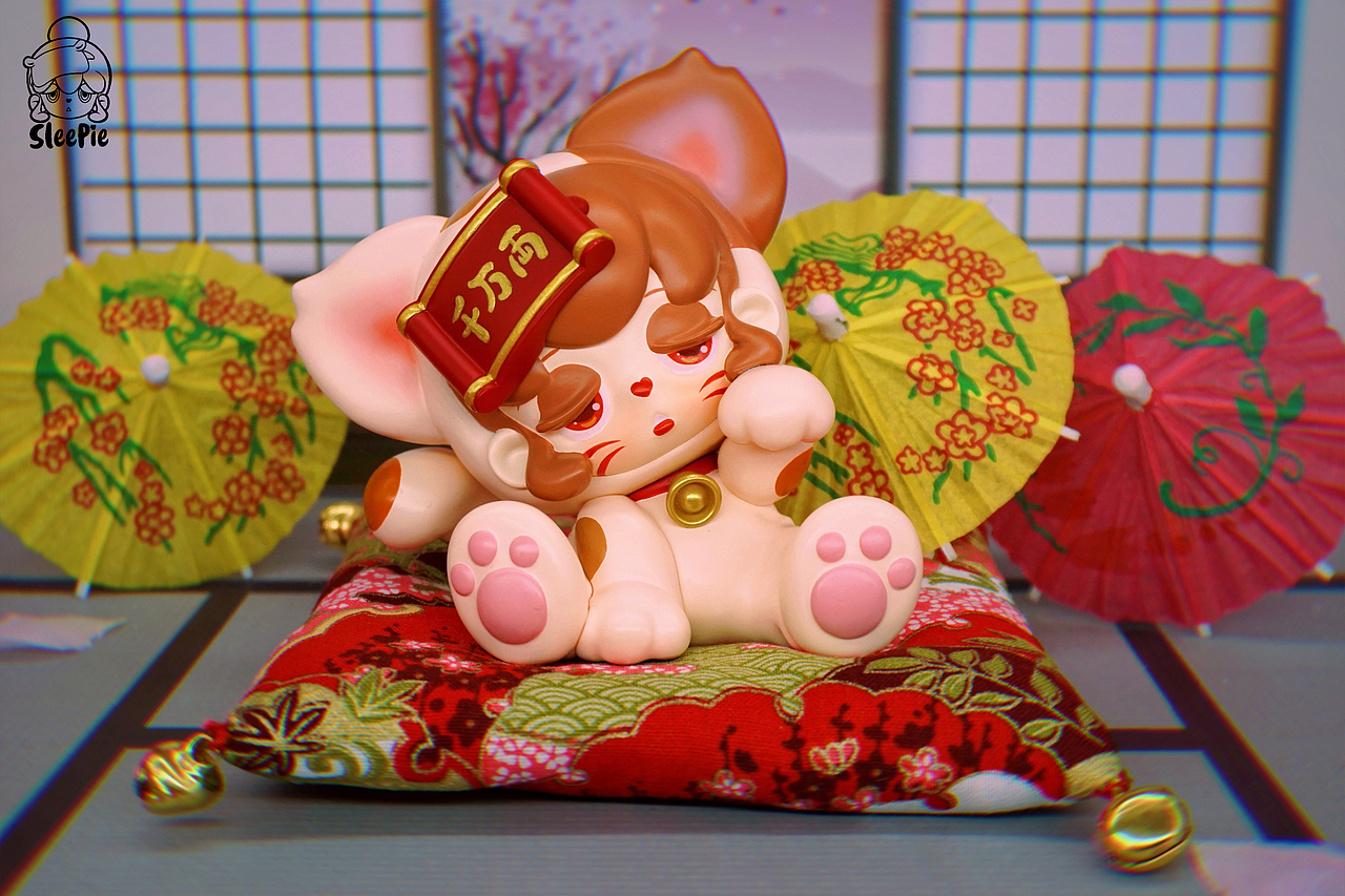 SLEEPIE 叮叮喵まねきねこ（图ZMjU1NDcwNTI0） - 玩具 - 站酷设计师SLEEPIE眼罩妹原创素材 - 站酷ZCOOL
