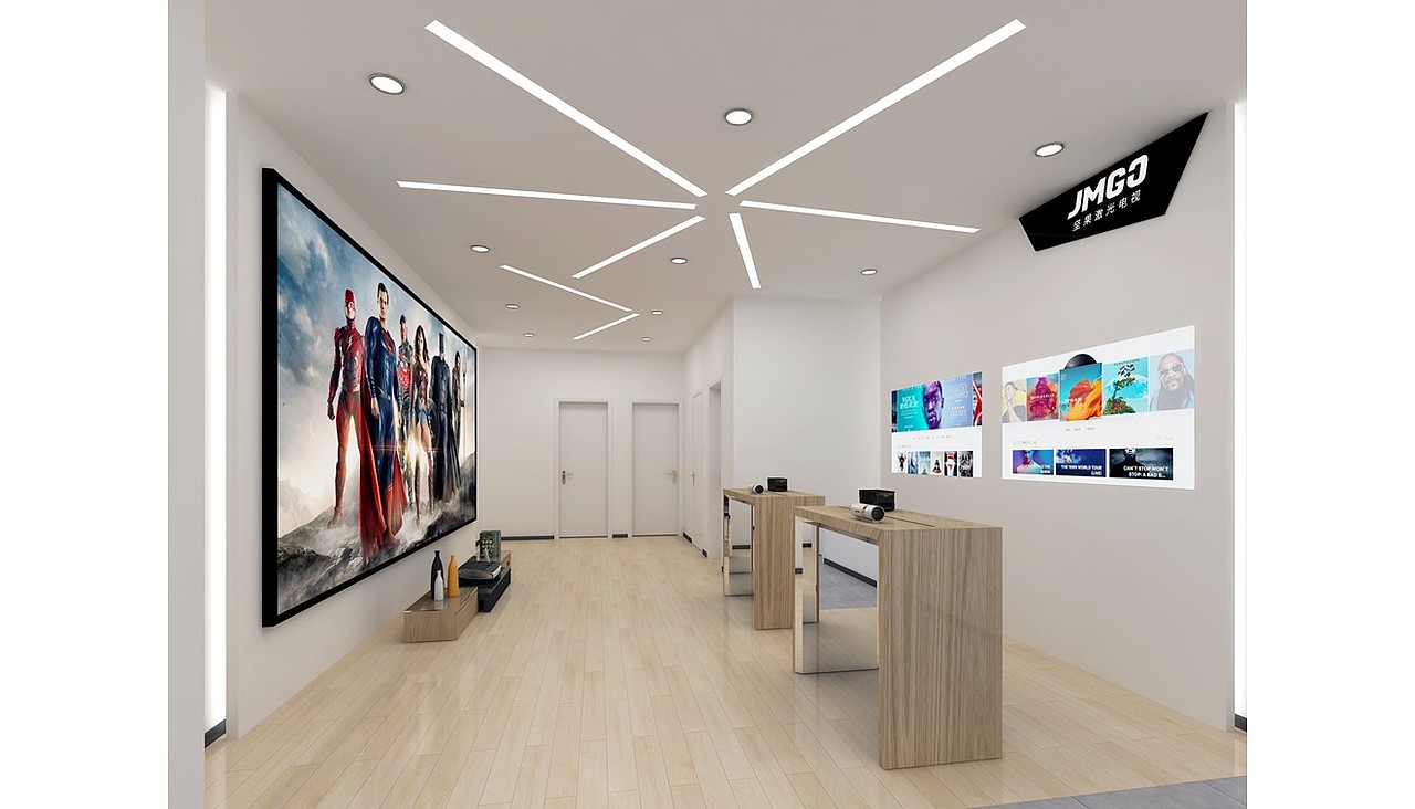 JMGO坚果激光电视线下门店设计案例