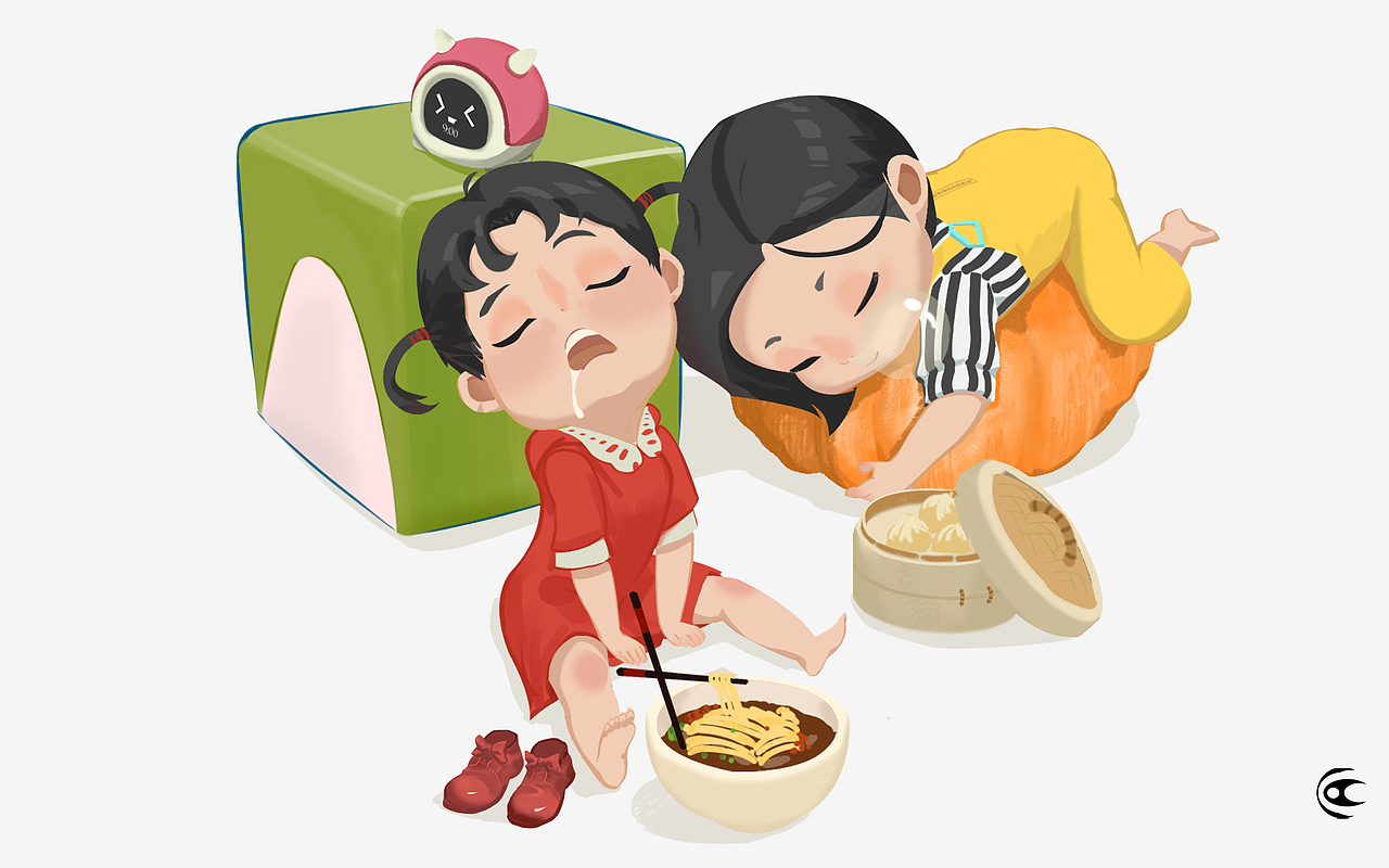 安逸·安迪（图ZMjcyOTk1OTQ4） - 儿童插画 - 站酷设计师药丸番原创素材 - 站酷ZCOOL