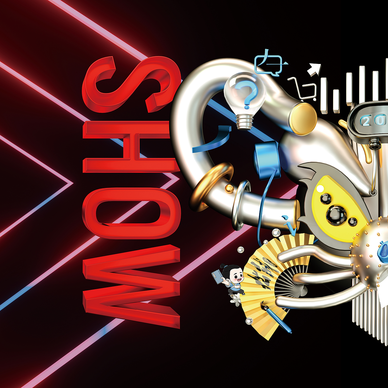 鼠年海报（图ZMTkzOTM3Nzgw） - 宣传物料 - 站酷设计师Yaya养乐哆原创素材 - 站酷ZCOOL