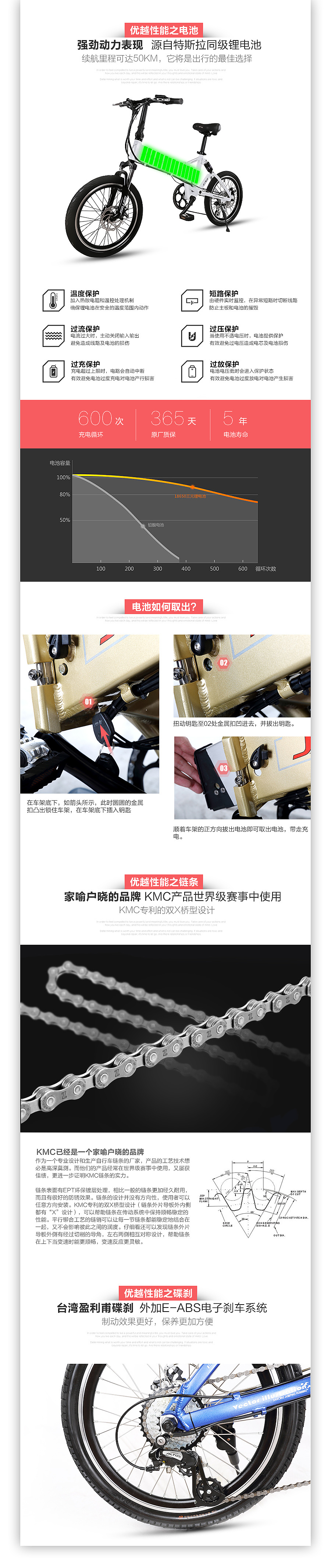 两个详情 电商 淘宝 天猫商城详情页设计 自行车 电动车 空气净化器 电器